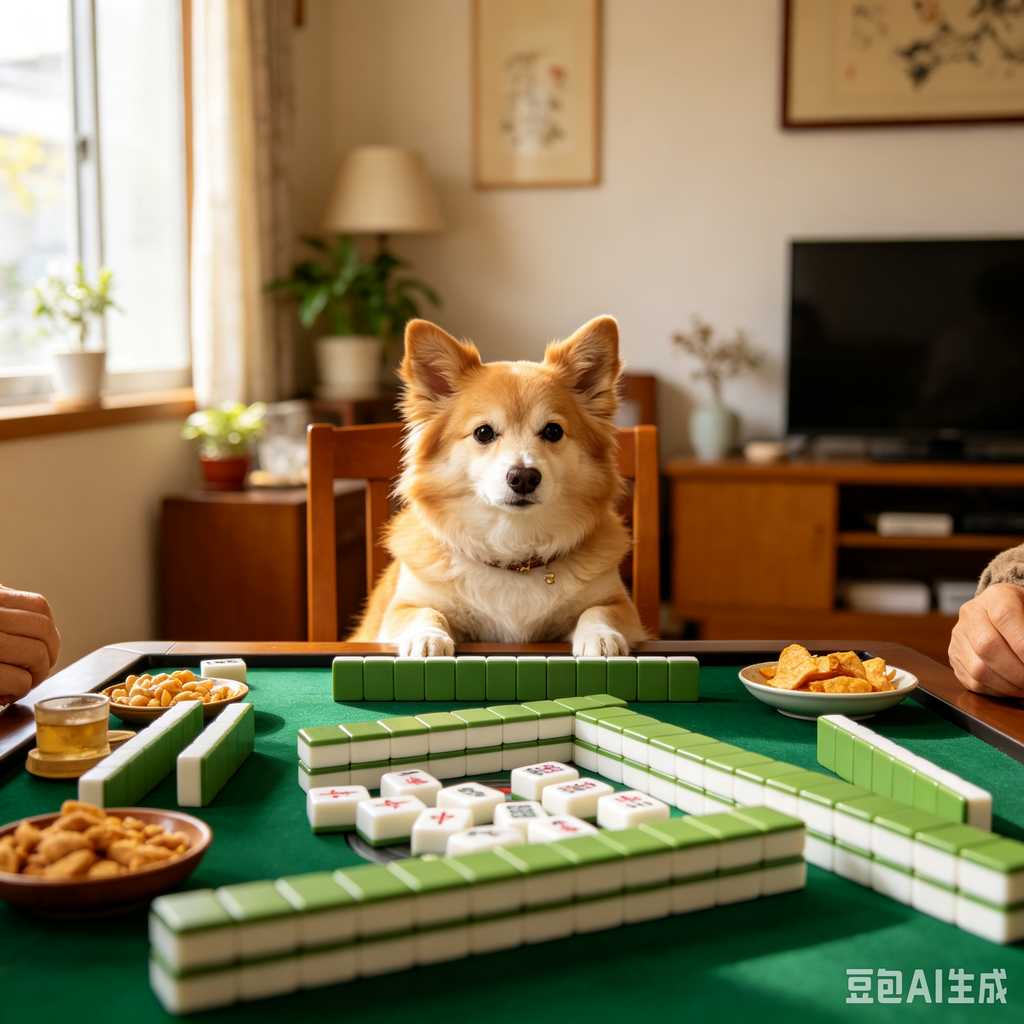 printed logo mahjong set